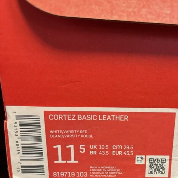 Nike Cortez OG Forrest Gump White/Red/Blue Sneaker Shoes Men 819719-103 11.5 US - Picture 5 of 5